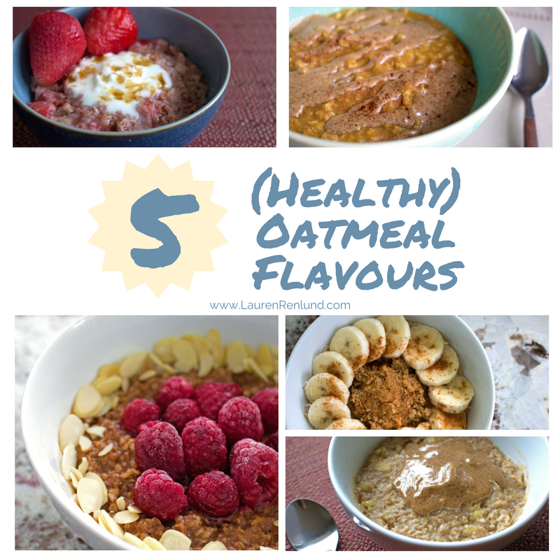healthy oatmeal flavours