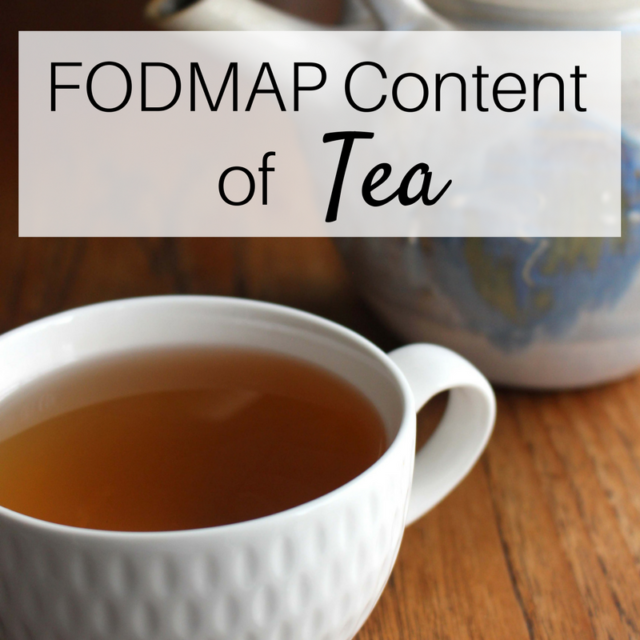 fodmap content of tea